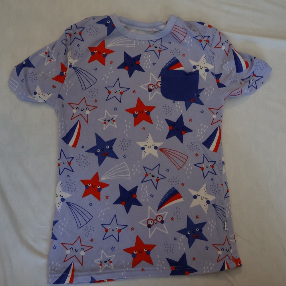 Little Sleepies Play Shirt - Fourth of July - size 4T